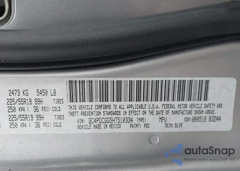 2017 Dodge Journey Crossroad Plus from USA, damaged, VIN 3C4PDCGG5HT510334